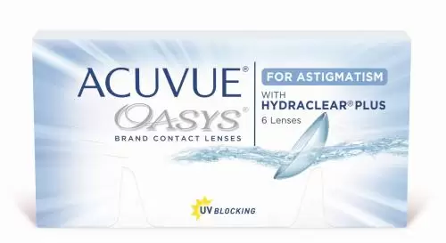 Oasys hydraclear plus astigmatism 6